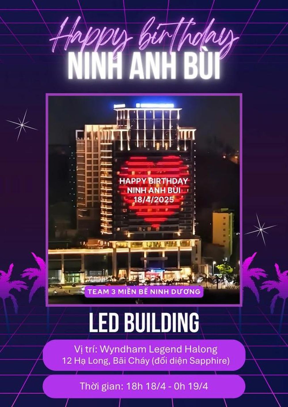 Người hâm mộ "chơi lớn": Phủ sóng màn hình LED khắp Việt Nam mừng sinh nhật Ninh Anh Bùi - Ongkinh