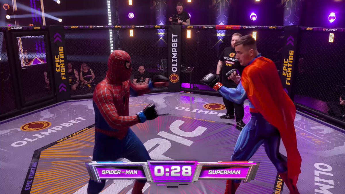 Spiderman hạ knock-out Superman trong trận MMA-ongkinh