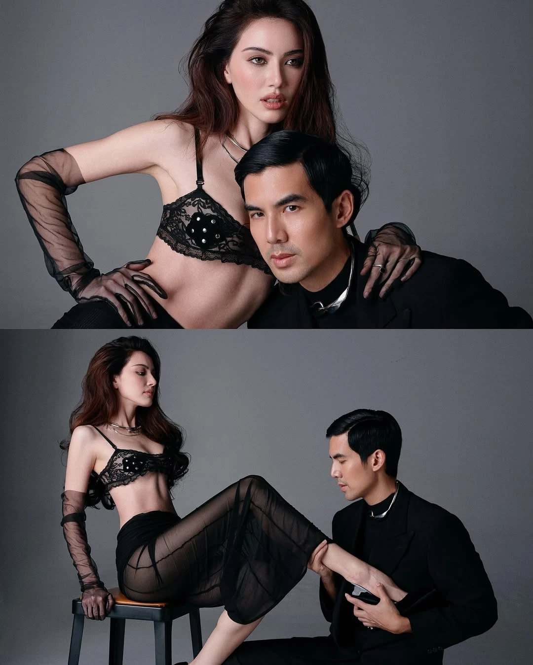 Mỹ nhân "Ma nữ" Thái Lan khoe vẻ quyến rũ hút hồn bên bạn trai - Ongkinh