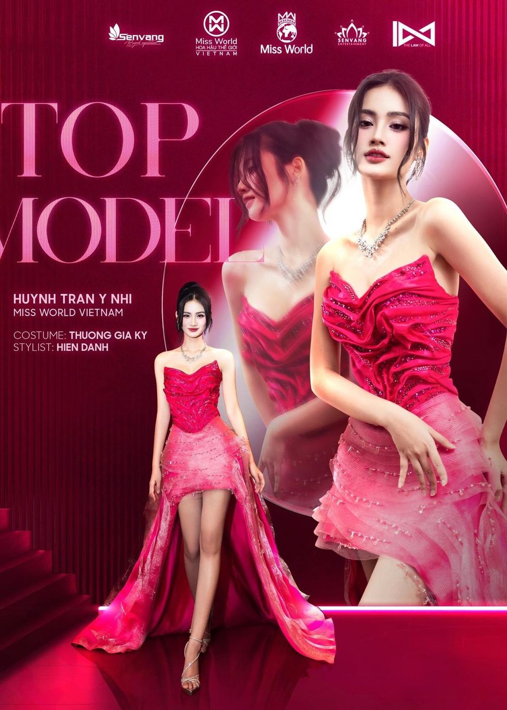 Ý Nhi tự tin sải bước trong phần thi Top Model tại Miss World - Ongkinh