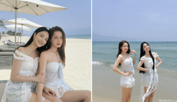 Chi Pu "hẹn hò" Lý Sa Mân Tử ở biển Việt Nam - Ongkinh