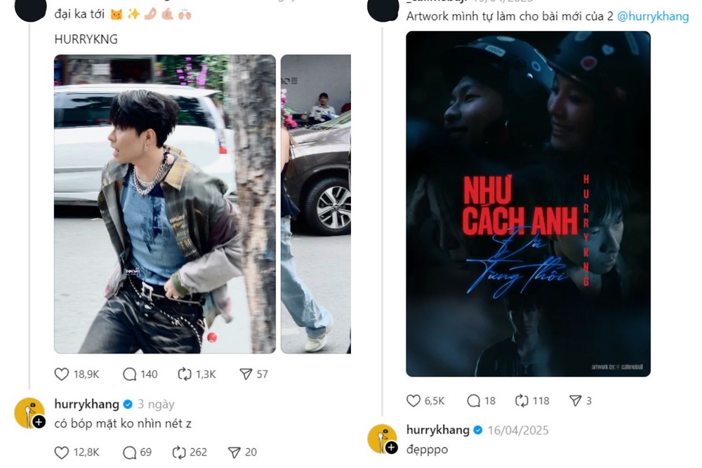 HURRYKNG tuyên bố tạm ngưng hoạt động trên Threads, chỉ giữ lại các bài viết "chữa lành" - Ongkinh