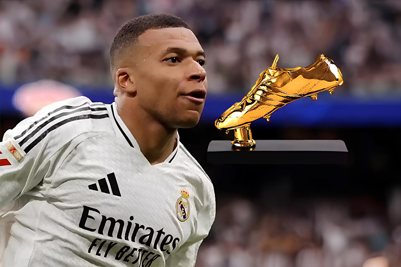 Kylian Mbappe giành Chiếc giày vàng châu Âu 2024/25-ongkinh