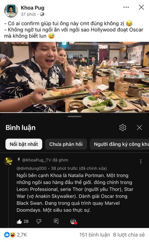 Khoa Pug "đứng hình" khi Google tiết lộ danh tính người phụ nữ lạ trong quán ăn - Ống kính