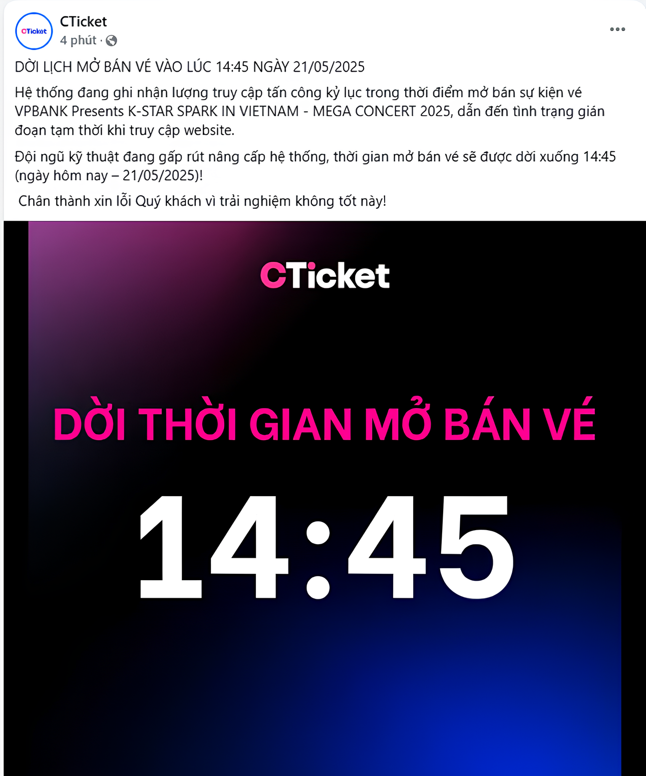 Vé concert G-Dragon: Lùi lịch bán vẫn sập web vì truy cập kỷ lục - Ongkinh