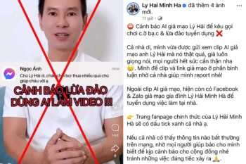 Lý Hải phản hồi về clip giả mạo liên quan đến cờ bạc, lừa đảo - Ongkinh