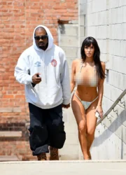 Bianca Censori gây sốc khi mặc "nội y kẹo" đến studio cùng Kanye West - Ongkinh