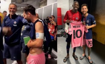 Messi nở nụ cười tái ngộ HLV Luis Enrique và Dembele sau thất bại của Inter Miami-ongkinh