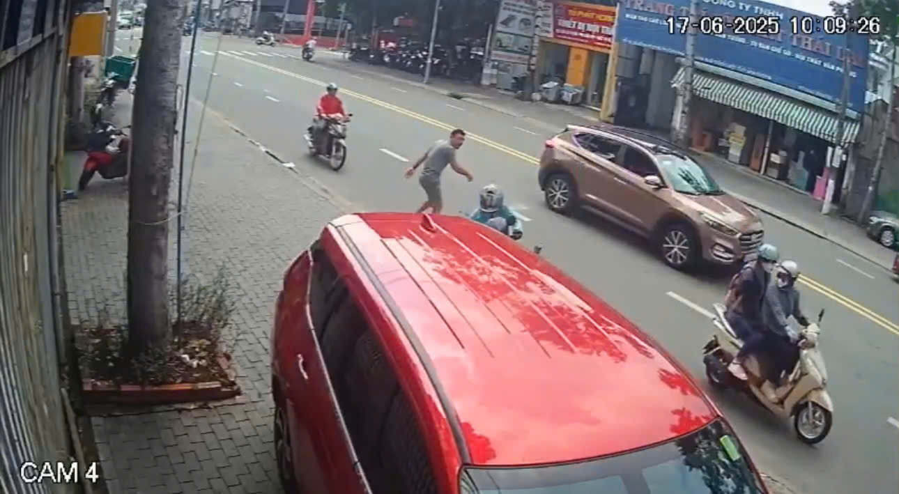Người đàn ông đạp ngã nữ xe ôm công nghệ ở Bình Dương và cái giá của cơn nóng giận - Ongkinh