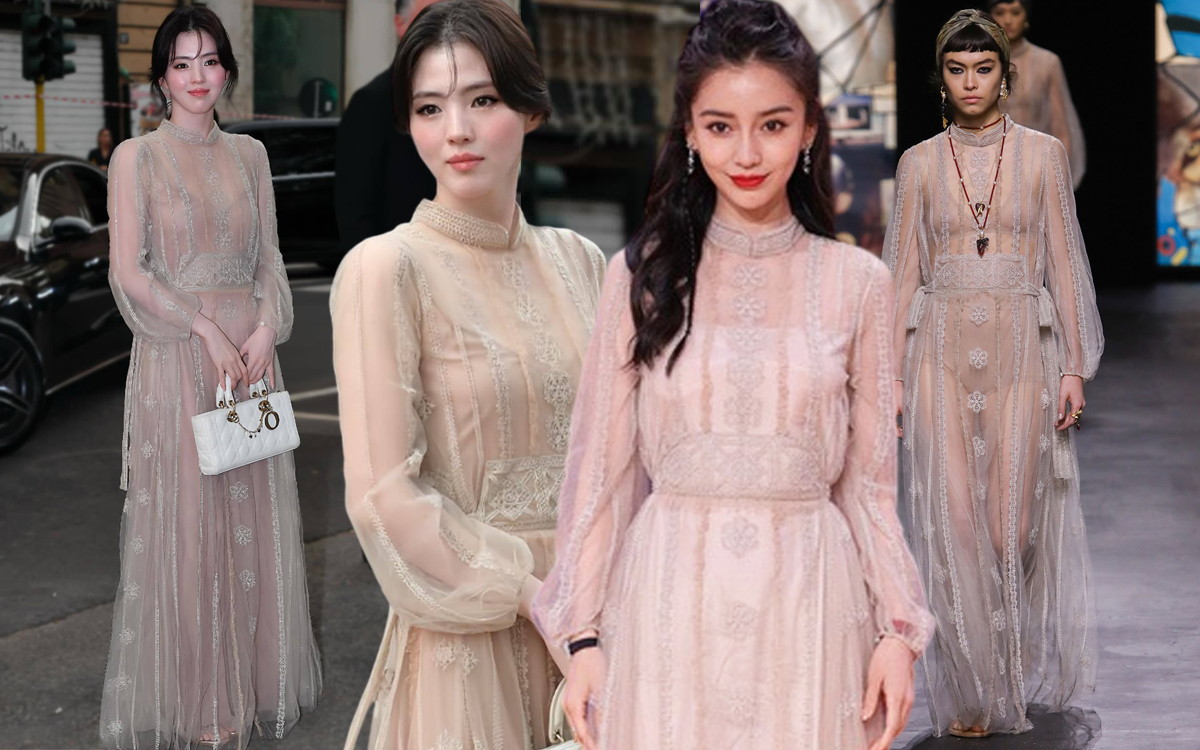 Han So Hee bị Dior "ghẻ lạnh": Diện váy cũ 4 năm trước Angelababy đã mặc - ongkinh