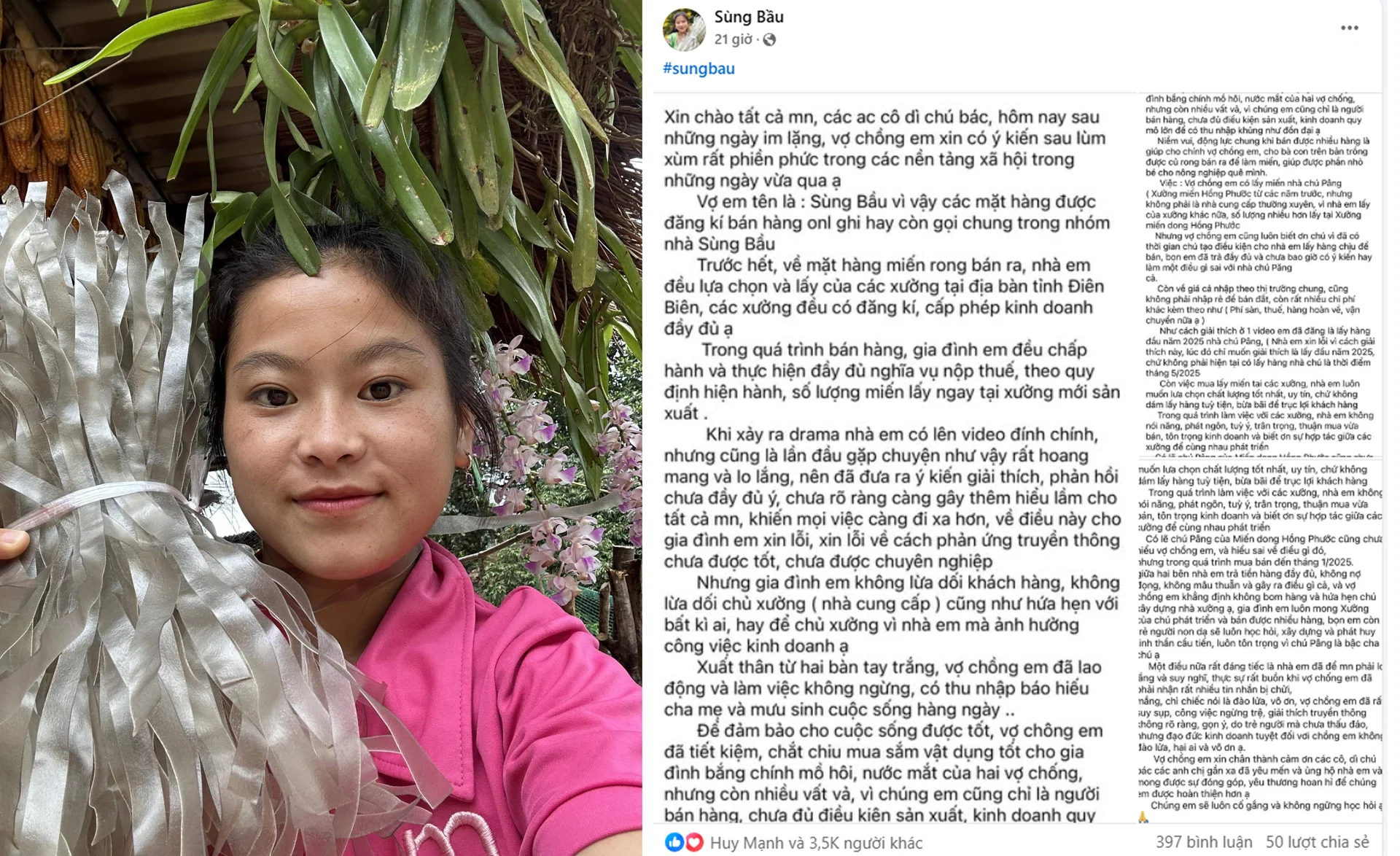 TikToker Sùng Bầu lên tiếng xin lỗi - ongkinh