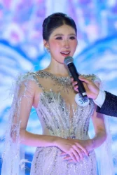 Á hậu Linh Chi gây tranh cãi với câu trả lời ứng xử "ấp úng" - Ongkinh
