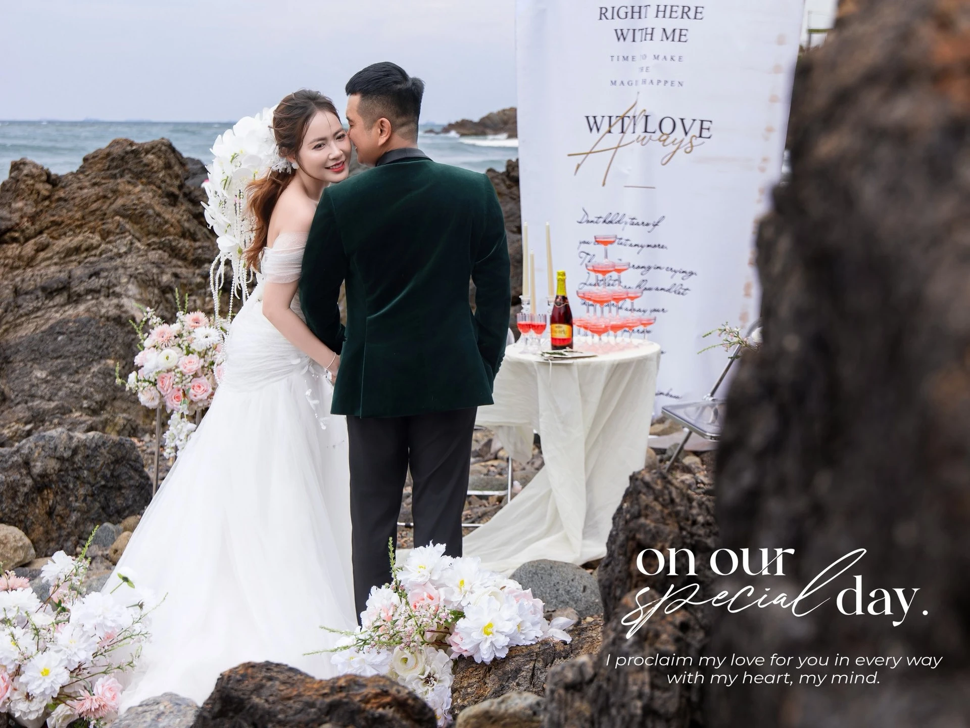 Diễn viên Hùng Thuận khoe ảnh cưới lãng mạn tại Hồ Cốc và nhà thờ Song Vĩnh - Ongkinh