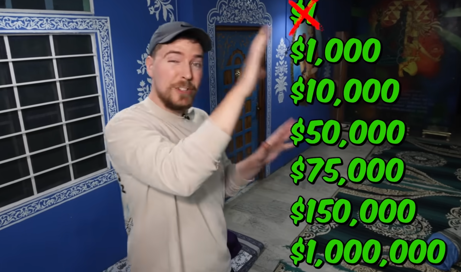 MrBeast và trải nghiệm khách sạn 1 đô đến 1 triệu đô - Ongkinh