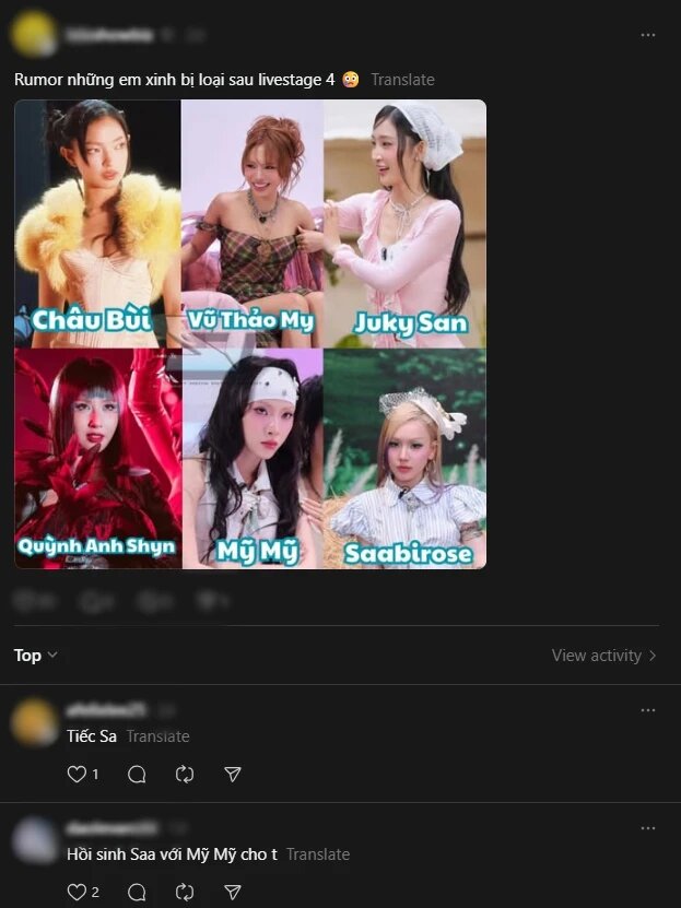 Châu Bùi – Quỳnh Anh Shyn đối mặt nguy cơ rời show sau Live Stage 4?