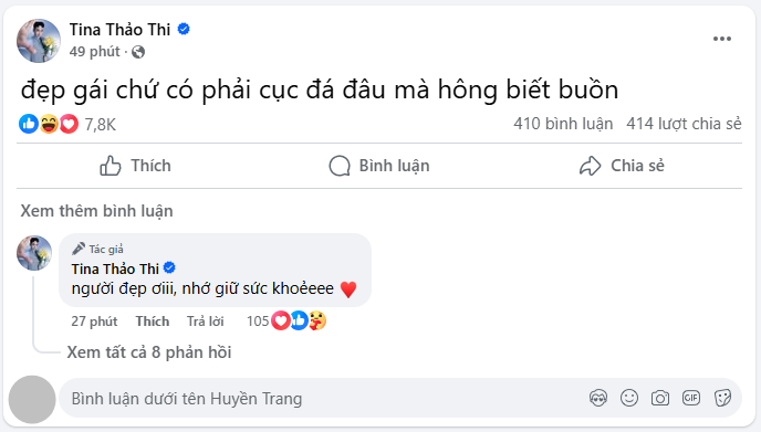 Tina Thảo Thi bất ngờ “tái xuất” sau ồn ào bị đưa vào blacklist