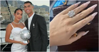 Bạn gái Cristiano Ronaldo đăng ảnh đeo nhẫn cưới