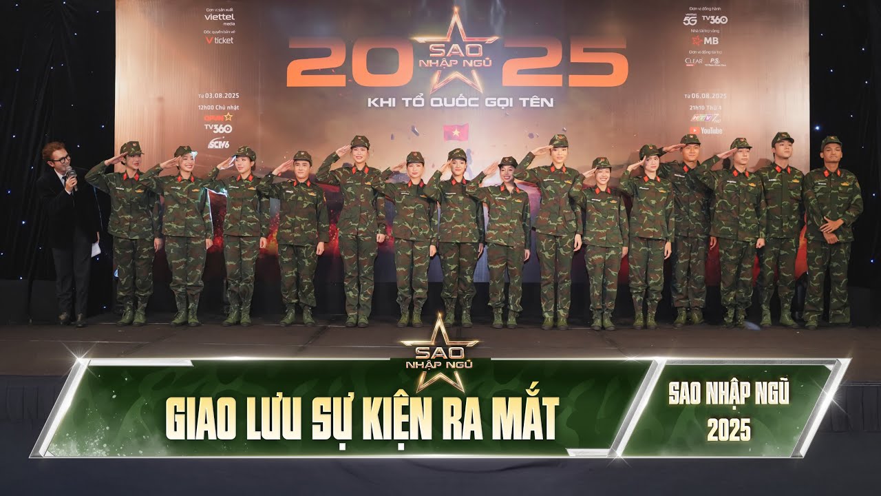 30 nghệ sĩ tham gia Sao nhập ngũ 2025