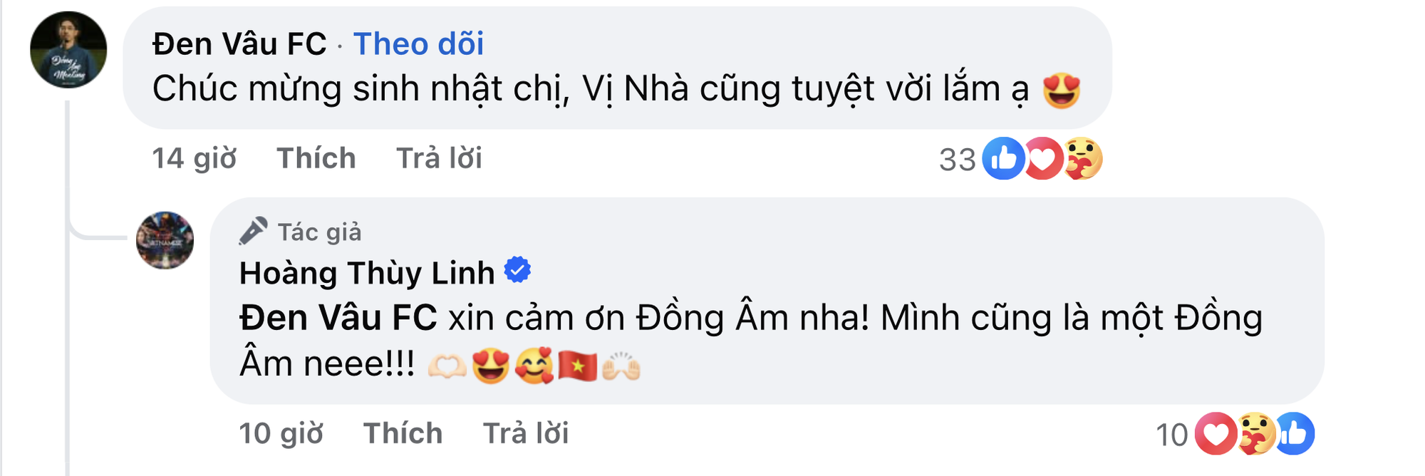 Hoàng Thuỳ Linh thừa nhận tình cảm với Đen Vâu