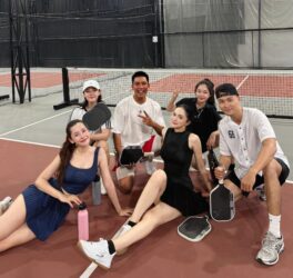 Dàn sao "Sao Nhập Ngũ" đọ sắc trên sân pickleball