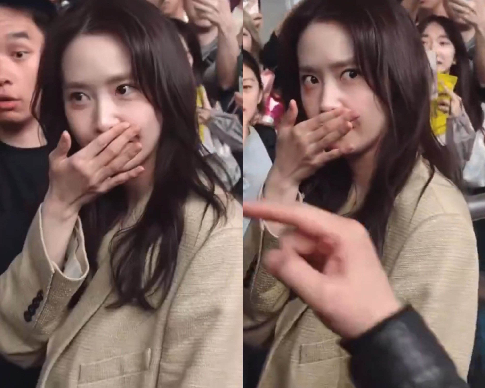 Sau Yoona đến lượt Jang Won Young đột nhiên tắt nụ cười giữa sân bay