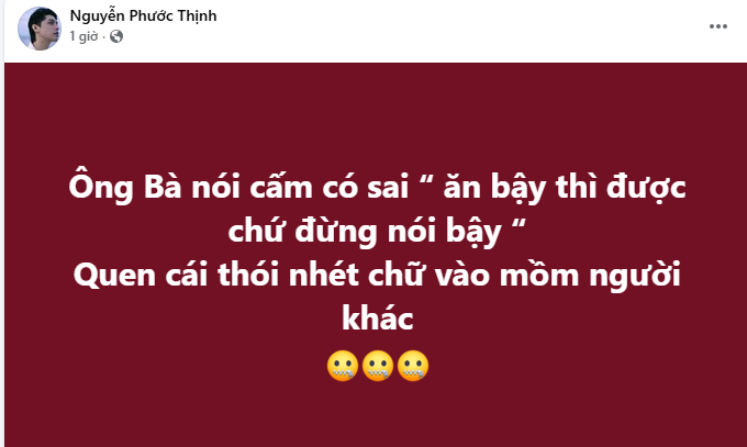 Noo Phước Thịnh bật chế độ mỏ hỗn khi bị Ngô Kiến Huy cà khịa