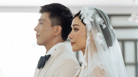 Người mẫu Lê Thu Trang lên xe hoa