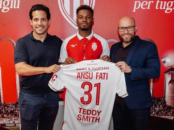 Ansu Fati gia nhập Monaco
