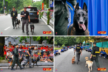 Đại lễ 2/9: Dàn chó nghiệp vụ K9 thu hút sự chú ý - ongkinh