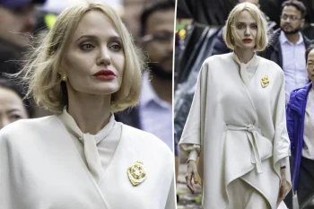 Angelina Jolie gây bất ngờ với mái tóc mới lạ-ongkinh