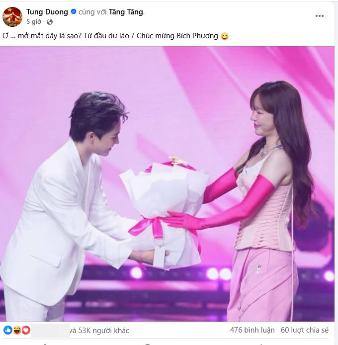 Phản ứng của Tăng Duy Tân khi fans nhắc tên Bích Phương ở lễ diễu binh