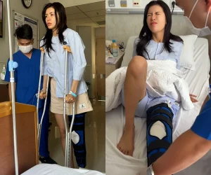 Minh Tú: 'Chồng trắng đêm chăm tôi bị đứt dây chằng'
