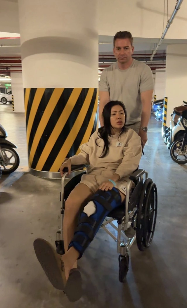 Minh Tú tiết lộ sức khỏe sau chấn thương đứt dây chằng, dập xương