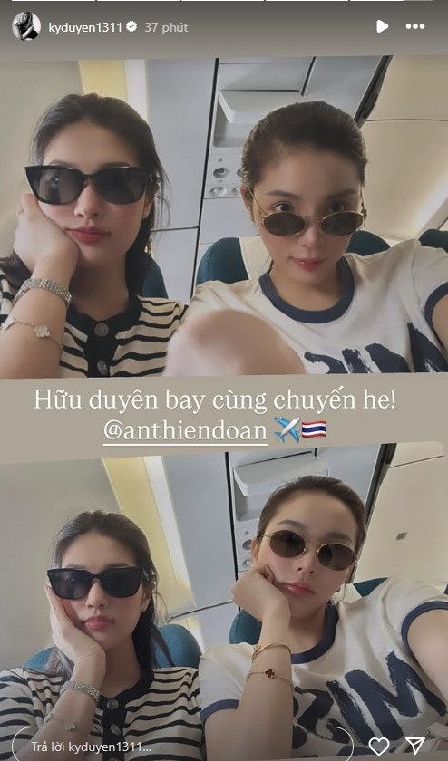 Không còn giấu diếm, Kỳ Duyên - Thiên Ân công khai hình đi nước ngoài cùng nhau