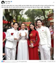 Đức Phúc khoe hình gia đình Hoa dâm bụt bên Mỹ Tâm đập tan ồn ào 'hơn thua' thực lực