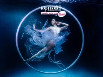 Nghẹt thở màn chụp ảnh dưới làn nước sâu hơn 3m tại Vietnam’s Next Top Model